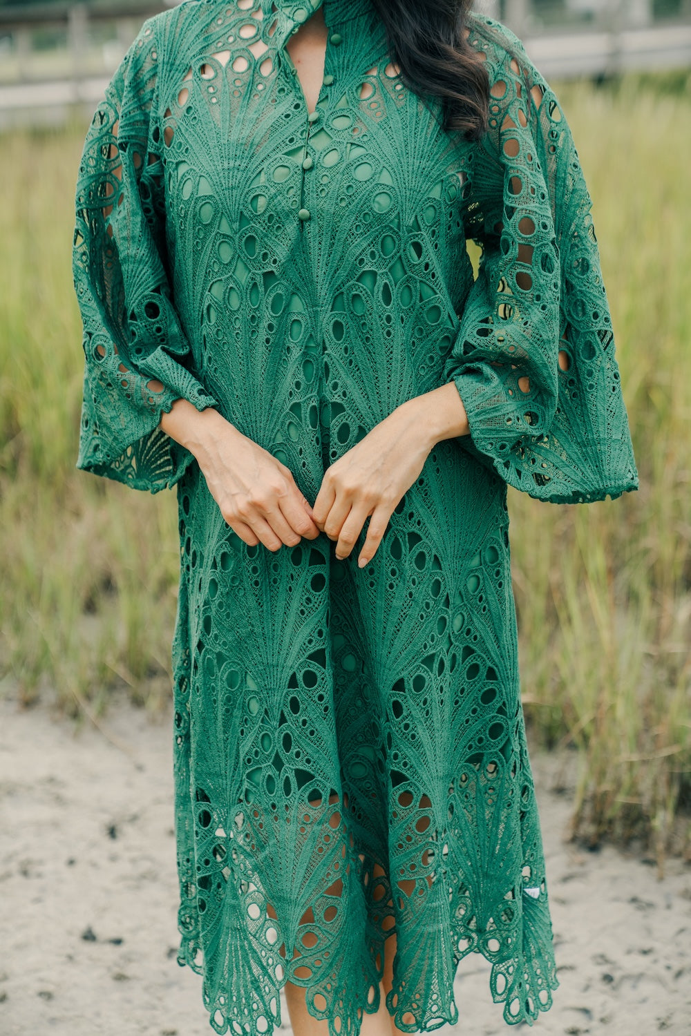 Jolene Maxi | Vert Foncé